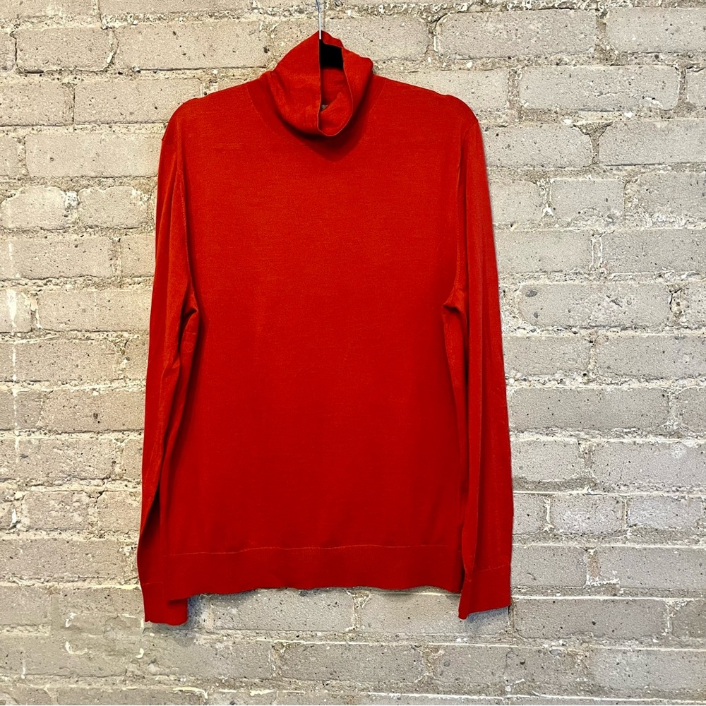 COS Orange Wool Sweater - Size L